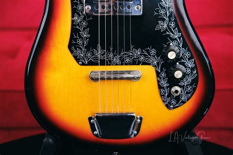 Teisco Tulip E S Sunburst Made In Japan Mij La Vintage Gear