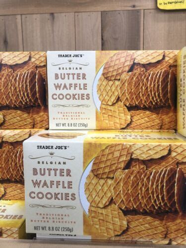 Trader Joe S Belgian Butter Waffle Cookies Oz Ebay