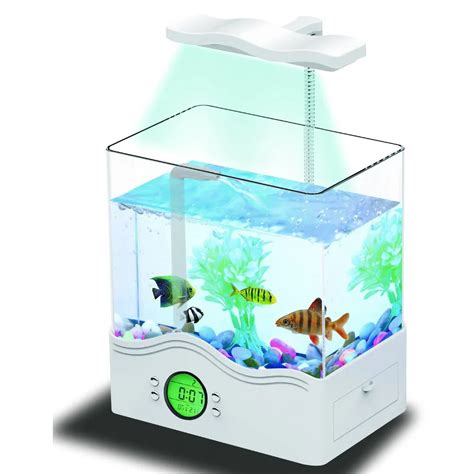 IBAMA USB Desktop Aquarium All In One Digital Mini Fish Tank With LED