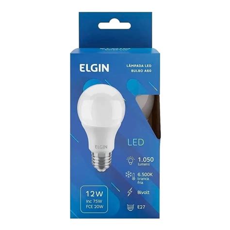 Kit L Mpadas W Led Bulbo A K E Luz Branca Elgin Submarino