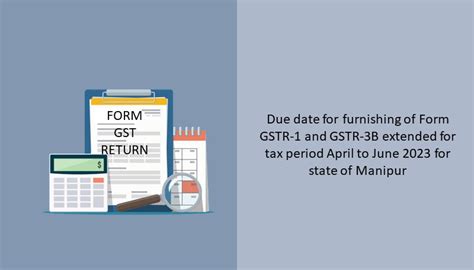 Due Date For Furnishing Of Form Gstr 1 And Gstr 3b Extended For Tax