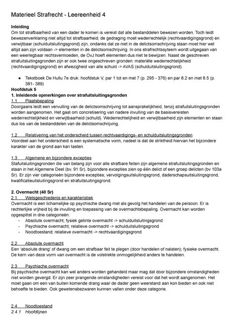 MS L4 Hoofdstuk V Samenvatting Literatuur Aanvullende Teksten En