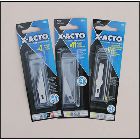 X-Acto Replacement Blades - Choose Blade Type - 5 Packs of Three Types