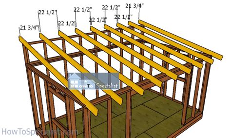 1016 Lean To Shed Free DIY Plans HowToSpecialist