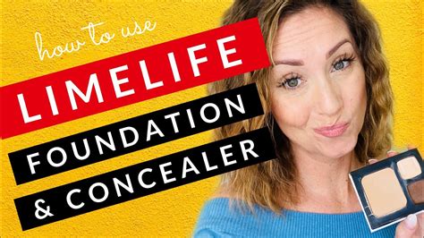 How To Use Limelife By Alcone Foundation And Concealer Youtube