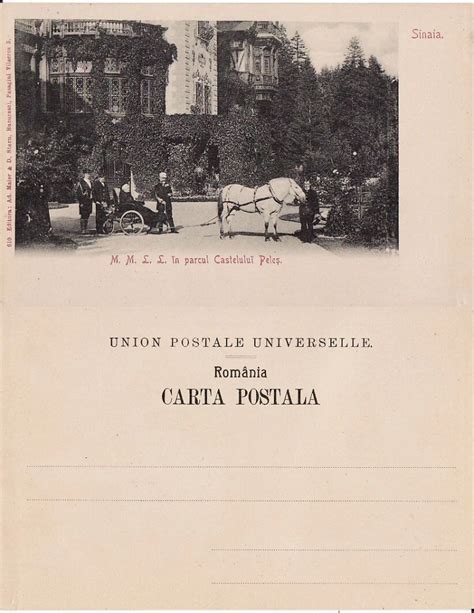 Casa Regala Castelul Peles Sinaia Regele Carol I Si Regina Elisabeta