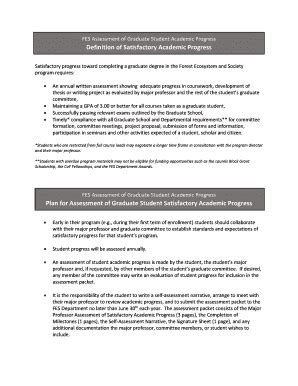 Fillable Online Fes Forestry Oregonstate Assessment Of Graduate Student