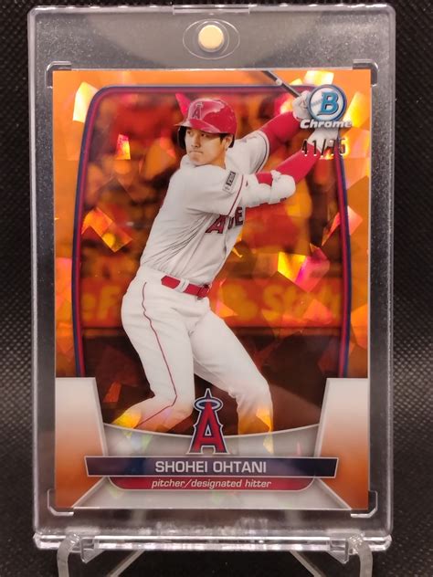 大谷翔平 75枚限定 オレンジサファイア 2023 TOPPS BOWMAN CHROME SAPPHIRE EDITION 67