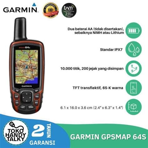 Jual GARMIN GPSMAP 64S FREE PETA INDONESIA Di Seller Tokohandytalky