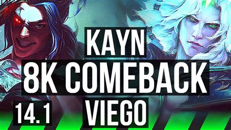 KAYN Vs VIEGO JNG Comeback 700 Games NA Master 14 1 YouTube