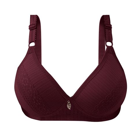 Caicj Lingerie For Women Bra Underwearnylonsolid Color Wireless