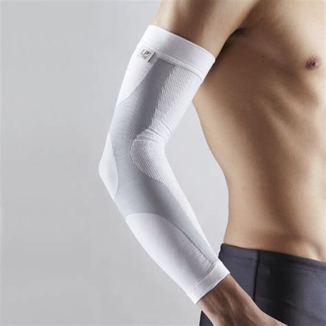 LP SUPPORT EMBIOZ ARM SLEEVE LP 251Z WHITE UK XL MG Sports Music