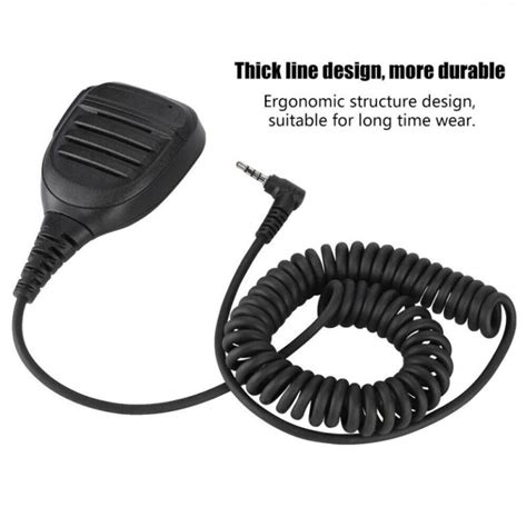 Walkie Talkie Mic Speaker Microphone For Vertex Yaesu Ft D Ft Xdr Ft Dr