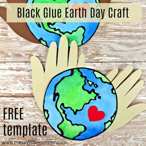 Messy Little Monster Earth Day Crafts Earth Activities Earth Craft