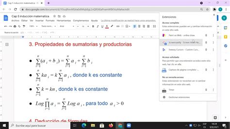 Propiedades De Sumatorias Y Productorias Youtube