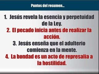 Leccion Di Cristo Y La Ley En El Serm N Del Monte Ppt