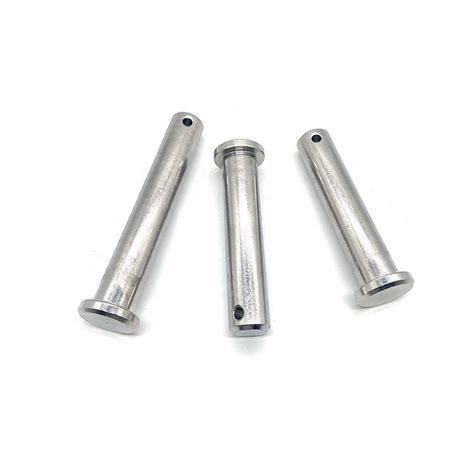 DIN 1444 ISO 2341 Flat Head Stainless Steel Clevis Pin With Hole