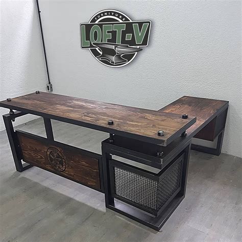 Escritorio Estilo Industrial Industrial Design Furniture Rustic