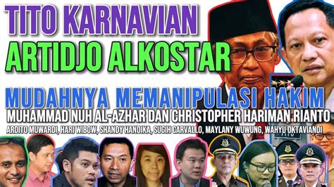 TITO KARNAVIAN DAN KRISHNA MURTI MEMANIPULASI HAKIM AGUNG ARTIDJO