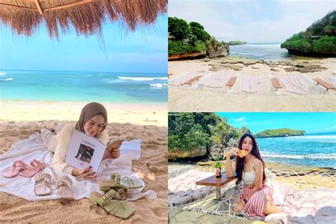 Ada Pantai Ala Bali Loh Di Jogja Cukup Bayar Rp 10 Ribu Kita Bisa Foto