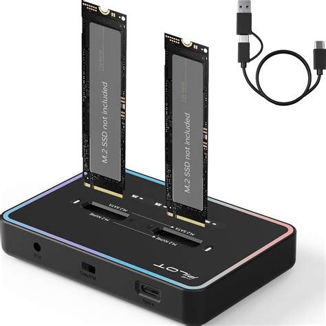 Amazon AMZPILOT M 2 Duplicator Cloner Dual Bay Offline USB C To