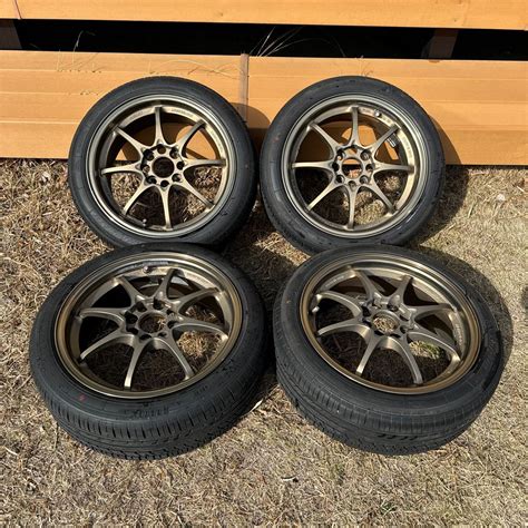 【傷や汚れあり】レイズ Rays Volk Racing Ce28n ブロンズ 15インチ 65j 35 4穴 Pcd100 165