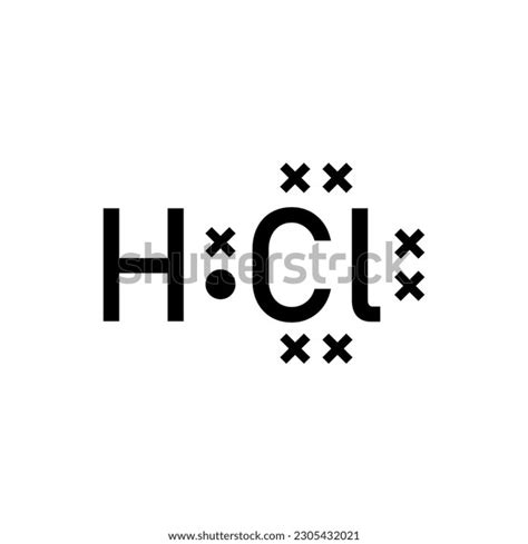 Lewis Electron Dot Structure Molecule Hydrogen Stock Vector (Royalty ...