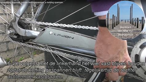 Fietsketting Spannen Zonder Kettingspanners Je Ketting Spannen YouTube