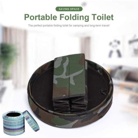 Toilettes Huoyin Toilette Pliante Portable Toilette De Camping