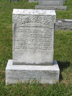 Jonathan W Schanely M Morial Find A Grave