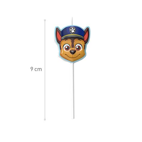 BOUGIE ANNIVERSAIRE 2D PAT PATROUILLE PAW PATROL Bougie Pat Patrouille