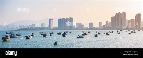 Nha Trang city panorama, famous tourism destination in Vietnam for ...