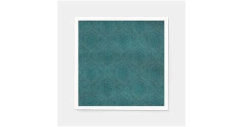 Dark Teal Pattern background Napkins | Zazzle