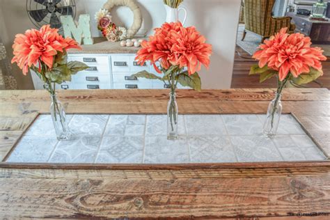 Diy Tile Centerpiece Pretty Handy Girl