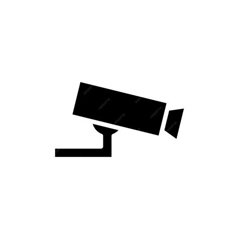 Premium Vector Fixed Cctv Security Camera Icon Vector Template