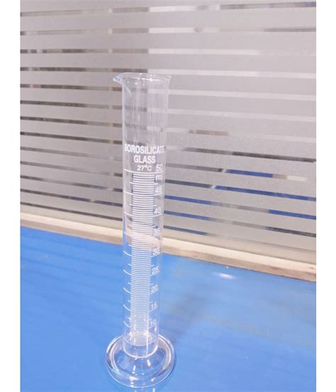 Measuring Cylinder Borosilicate Glass 50ml Buy Online At Best Price In India Snapdeal