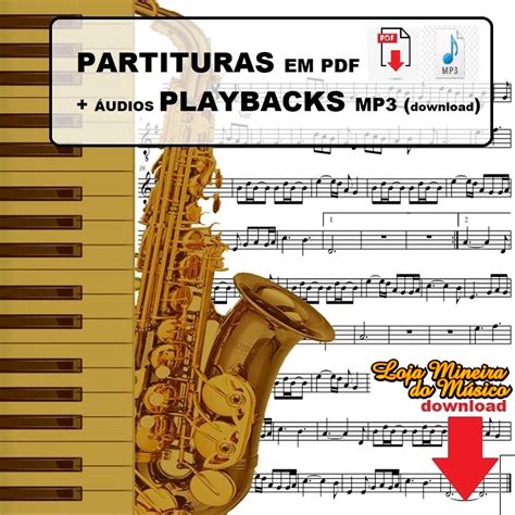 Sax Alto Samba E Pagode Partituras Playbacks Colet Nea De