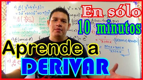 La GUÍA DEFINITIVA para APRENDER a DERIVAR En 10 minutos YouTube