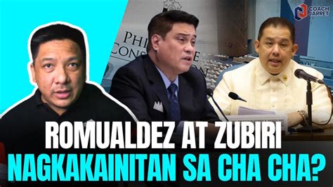 Gulo Na Sen Migs Zubiri At Cong Martin Romualdez Nagbabangayan Na Sa