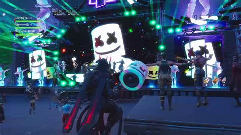 Marshmello V Concert In Pleasant Park Fortnite YouTube