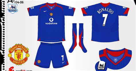 Kit Design By Eroj 2004 06 Manchester United Home E Away