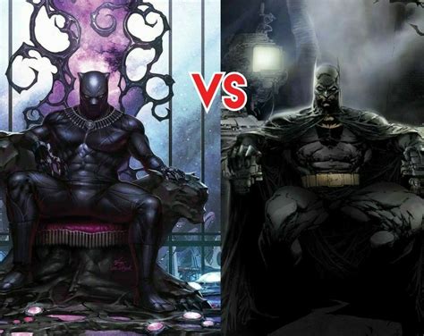 Black Panther vs Batman | Black panther, Batman, Marvel vs