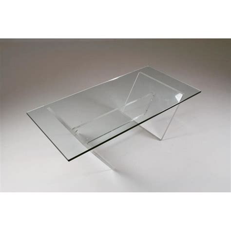 Table Basse Vintage Les Invisibles Du Marais En Plexiglas Et En