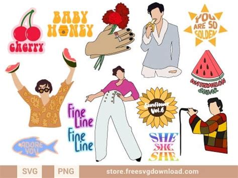 Harry Styles SVG Bundle (FSD-G5) - Store Free SVG Download