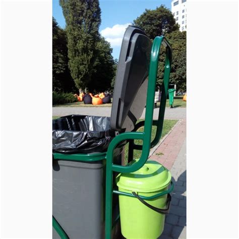 Фото к объявлению: тележка для сбора мусора с контейнером — Ukrboard ...