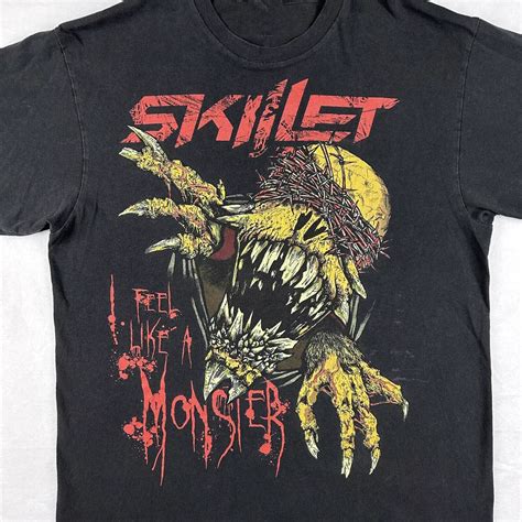 Skillet Monster Album Shirt Skillet I Fell Like A Monster Shirt Hot