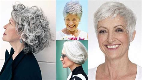 Short Gray Hair For Older Women Hairstyles