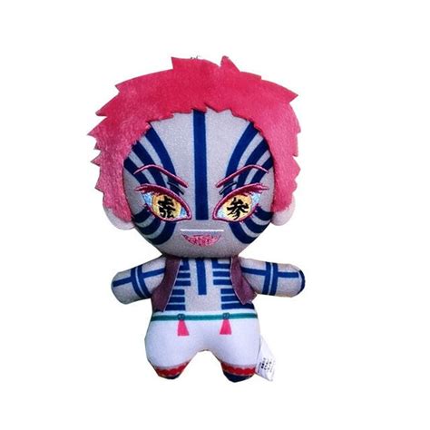 Demon Slayer Anime Akaza Plushie Akaza Plush Plushy Toy Etsy