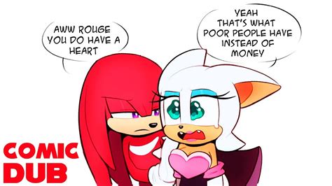 Rouge Has A Heart Knuckles X Rouge Knuxouge Comic Dub Comp YouTube