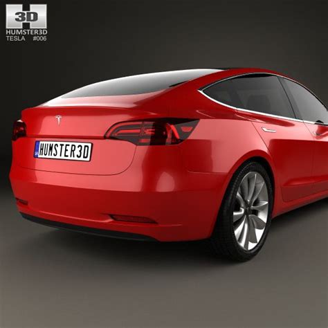 Tesla Model 3 2018 3d Model 149 3ds C4d Fbx Lwo Ma Obj Max